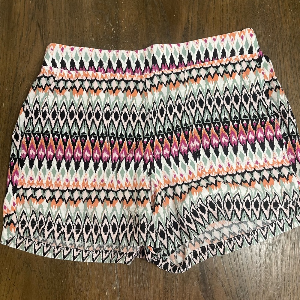Patterned Multicolor Women Shorts